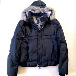 Men’s Down Mix Faux Fur Winter Jacket